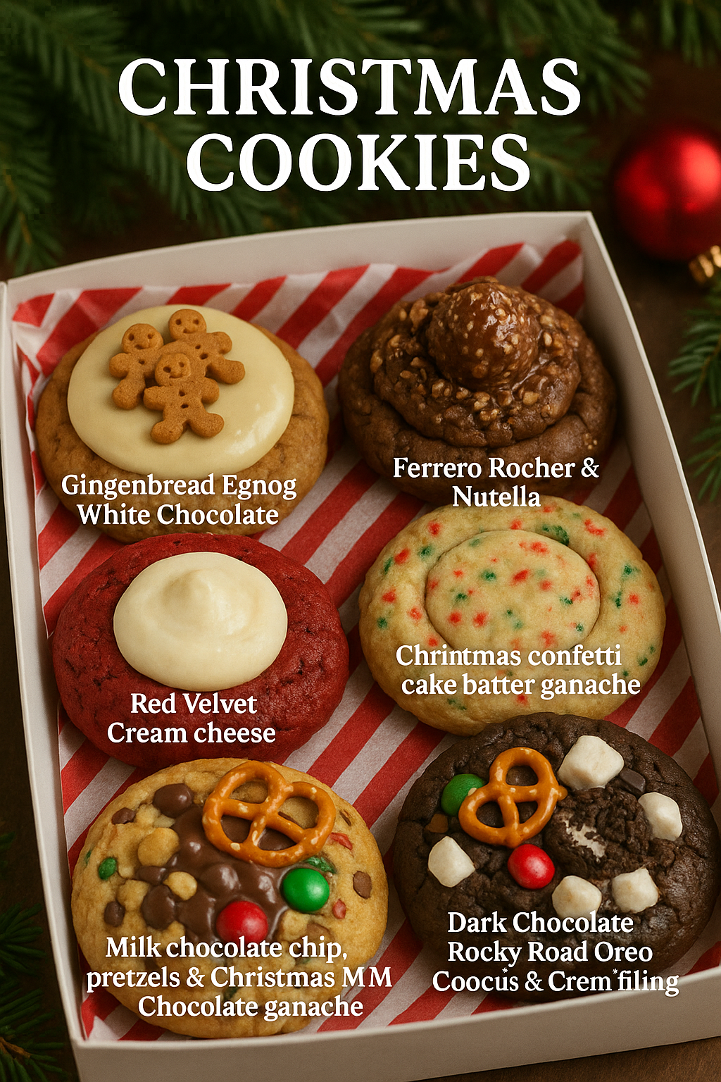 The Christmas Cookie Menu